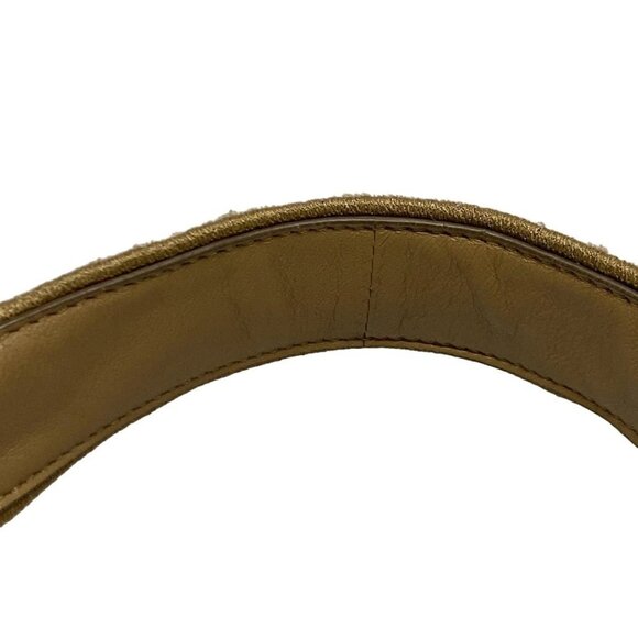 Auth FENDI First Medium Bag 8BP127 Light Brown Brown Mouton Leather Shoulder Bag - Picture 8 of 16